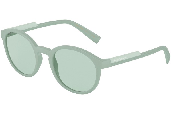 Sunglasses Dolce & Gabbana DG6180 3395M1 Rund Grün