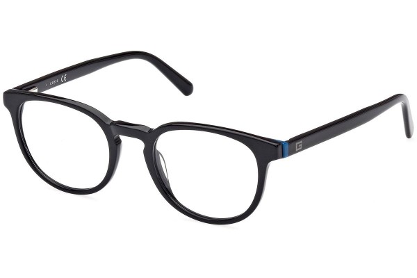 Glasses Guess GU50069 001 Rund Schwarz