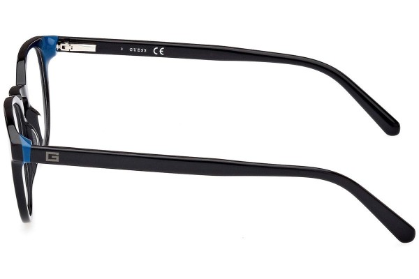 Glasses Guess GU50069 001 Rund Schwarz