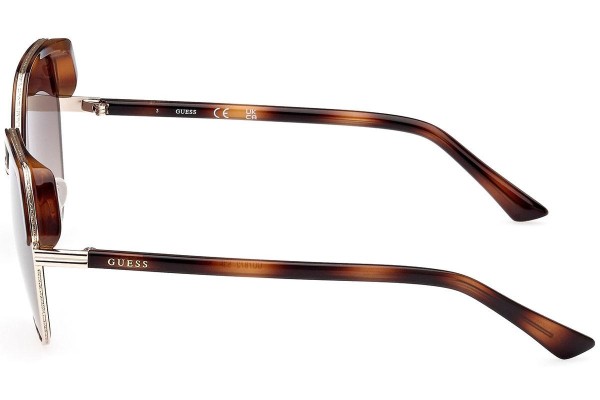 Sonnenbrille Guess GU7872 53F Quadratisch Havanna