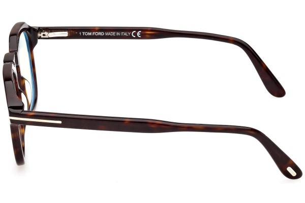 Glasses Tom Ford FT5836-B 052 Quadratisch Havanna