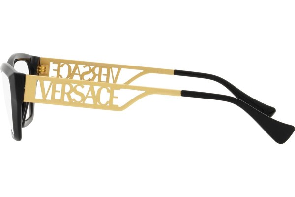 Glasses Versace VE3327U GB1 Rechteck Schwarz