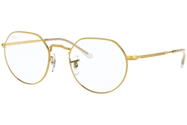 Brillen Ray-Ban Jack RX6465 3086 Rund Gold