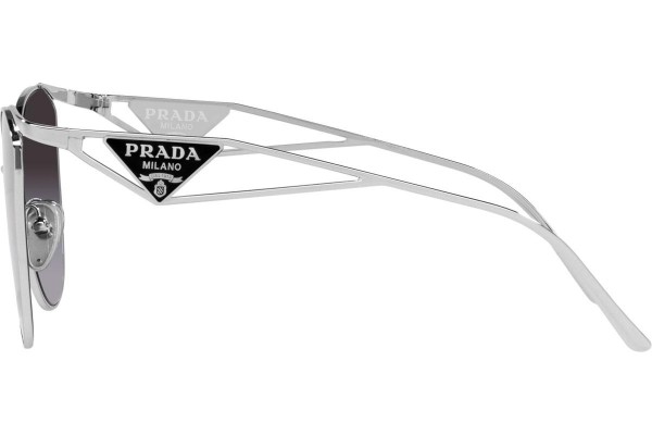 Sunglasses Prada PR50ZS 1BC09S Cat Eye Silber