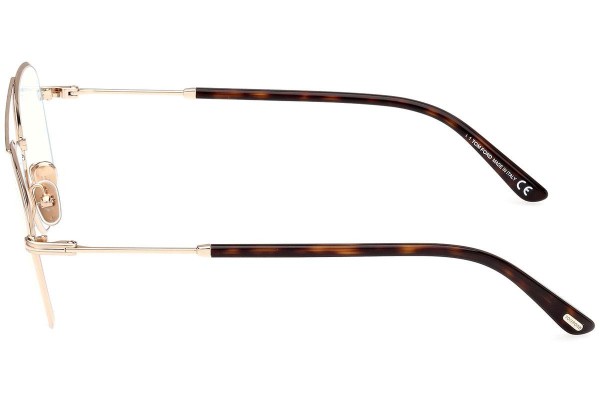 Glasses Tom Ford FT5830-B 028 Pilot Gold