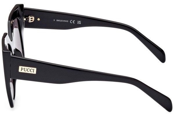 Sonnenbrille Emilio Pucci EP0197 01A Quadratisch Schwarz