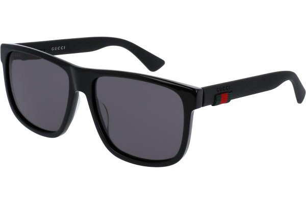 Sunglasses Gucci GG0010S 001 Quadratisch Schwarz