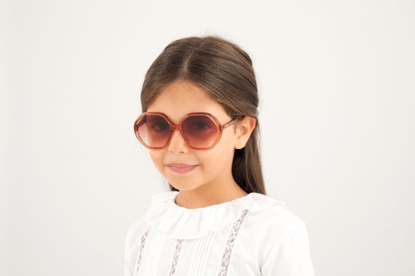 Sonnenbrille Chloe CC0004S 002 Groß Braun