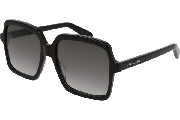 Sunglasses Saint Laurent SL174 001 Groß Schwarz