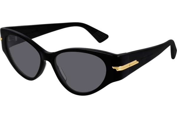 Sunglasses Bottega Veneta BV1002S 001 Cat Eye Schwarz