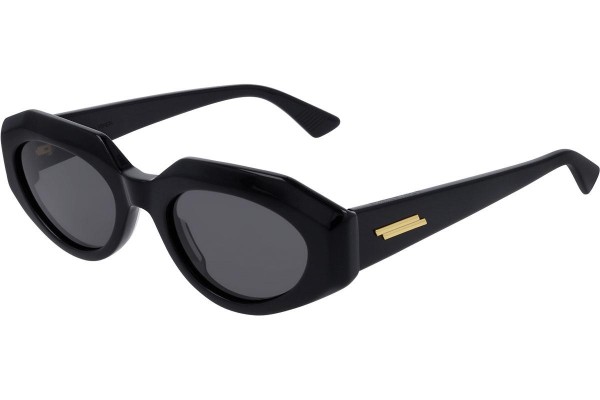 Sonnenbrille Bottega Veneta BV1031S 001 Oval Schwarz