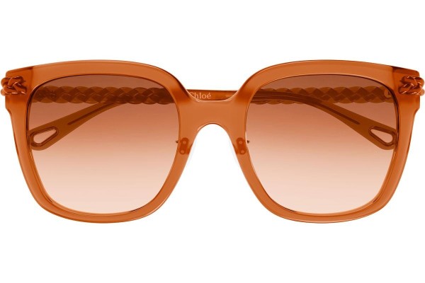 Sonnenbrille Chloe CH0075SK 003 Quadratisch Orange