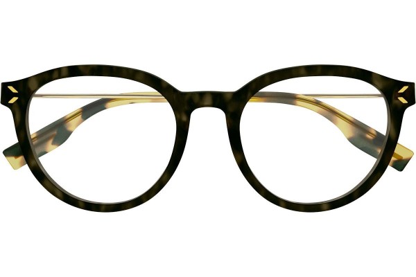 Glasses McQ MQ0357O 002 Rund Havanna