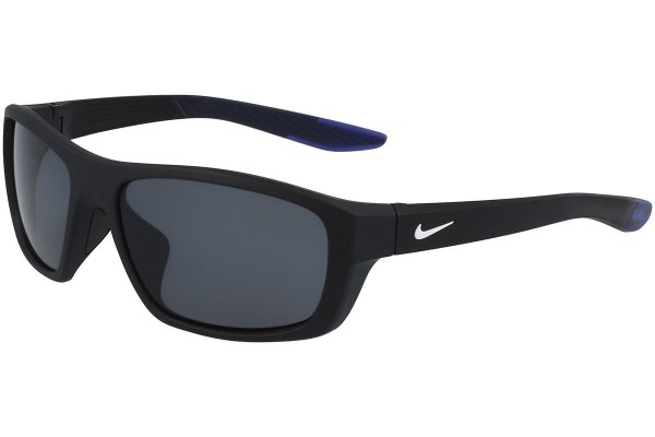 Sonnenbrille Nike Brazen Boost FJ1975 010 Rechteck Schwarz