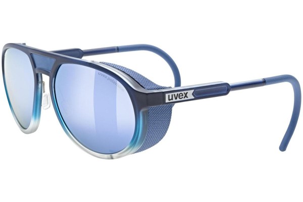 Sunglasses uvex mtn classic P 4440 Polarized Pilot Blau