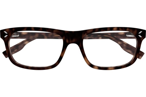 Glasses McQ MQ0349O 002 Rechteck Havanna