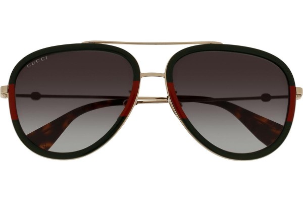 Sonnenbrille Gucci GG0062S 003 Pilot Grün