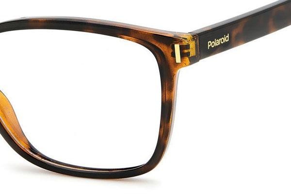 Glasses Polaroid PLDD462 086 Rechteck Havanna