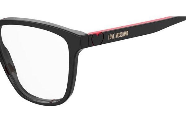 Glasses Love Moschino MOL583 807 Quadratisch Schwarz