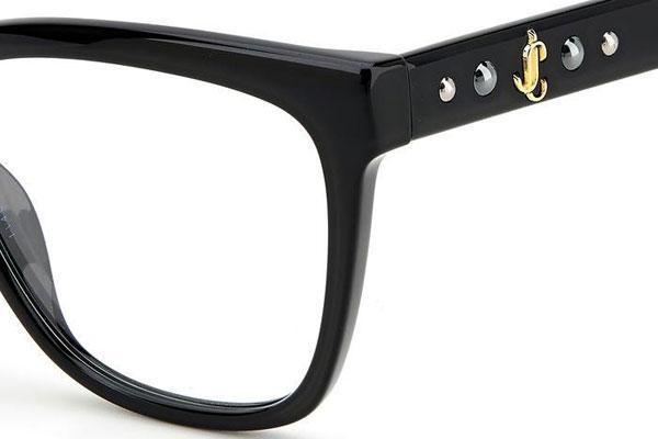 Glasses Jimmy Choo JC335 807 Quadratisch Schwarz