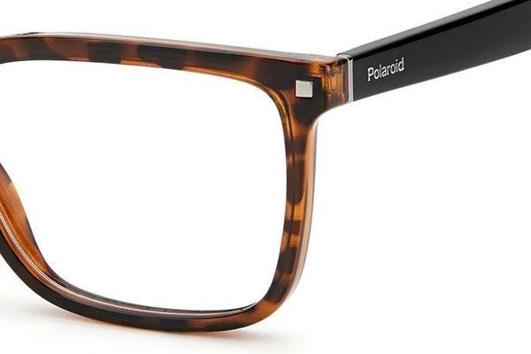 Glasses Polaroid PLDD436 086 Quadratisch Havanna