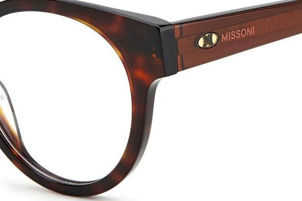 Glasses M Missoni MMI0130 086 Rund Havanna