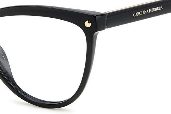 Glasses Carolina Herrera HER0085 807 Cat Eye Schwarz