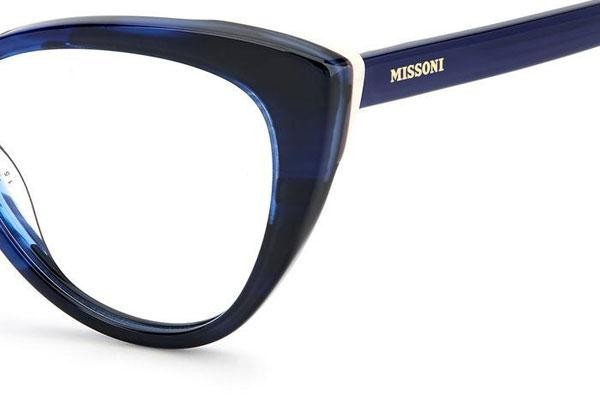 Brillen Missoni MIS0102 38I Cat Eye Blau