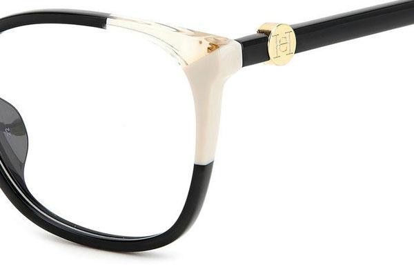 Glasses Carolina Herrera HER0113/G 9HT Rund Schwarz