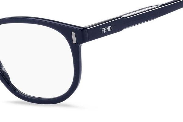 Glasses Fendi FFM0103 OXZ Rund Blau