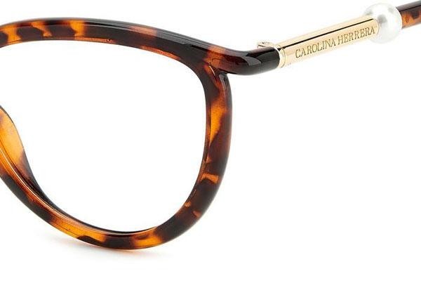 Glasses Carolina Herrera HER0079 086 Cat Eye Havanna