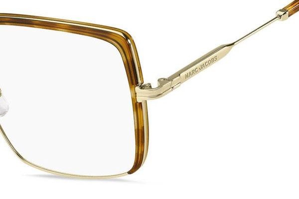 Glasses Marc Jacobs MJ1067 06J Quadratisch Gold