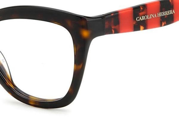 Glasses Carolina Herrera HER0088 O63 Cat Eye Havanna