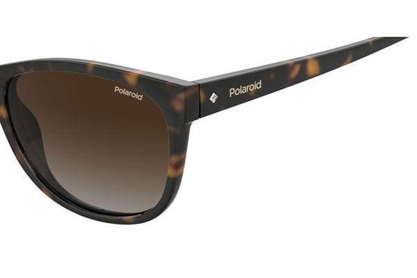 Sunglasses Polaroid PLD4099/S 086/LA Polarized Rechteck Havanna