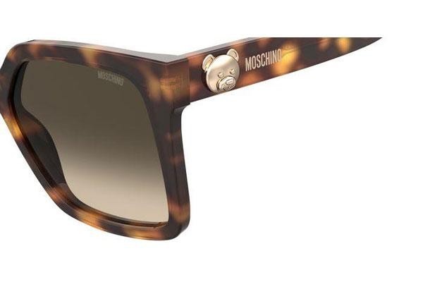 Sonnenbrille Moschino MOS123/S 05L/9K Quadratisch Havanna