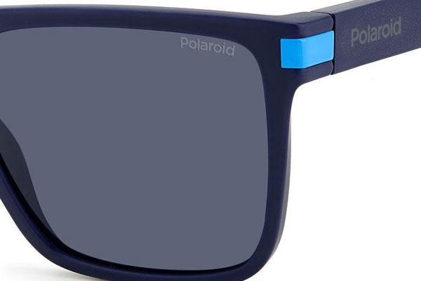 Sunglasses Polaroid PLD2128/S FLL/C3 Polarized Quadratisch Blau