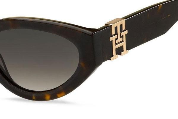 Sonnenbrille Tommy Hilfiger TH1957/S 086/HA Oval Havanna