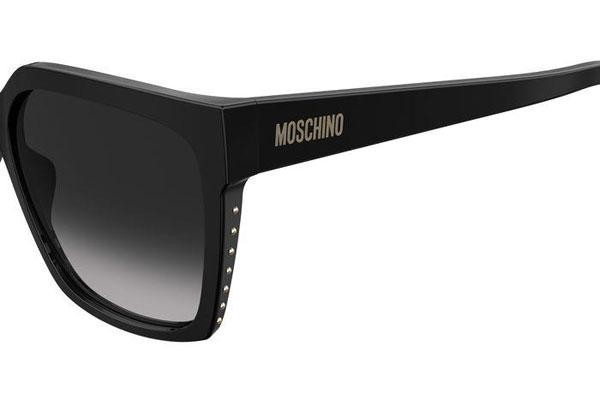 Sunglasses Moschino MOS079/S 807/9O Quadratisch Schwarz