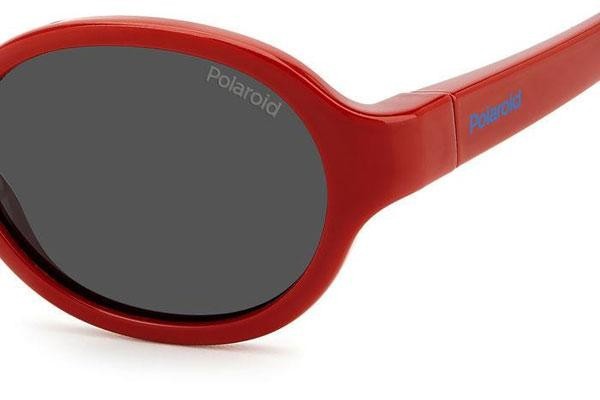 Sonnenbrille Polaroid Junior PLDK004/S C9A/M9 Polarized Oval Rot