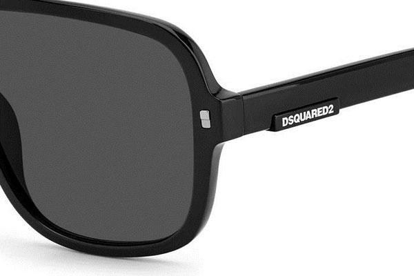 Sunglasses Dsquared2 D20003/S 807/IR Pilot Schwarz