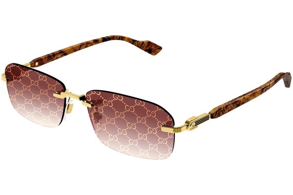 Sonnenbrille Gucci GG1221S 004 Winzig Gold