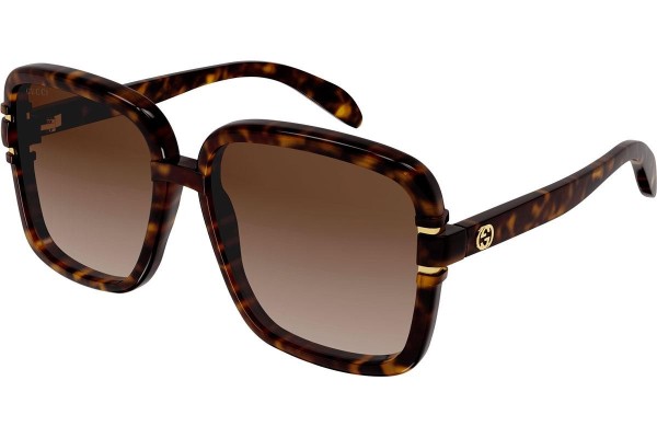 Sunglasses Gucci GG1066S 002 Groß Havanna