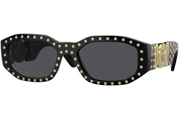 Sunglasses Versace Studded Medusa Biggie VE4361 539787 Oval Schwarz