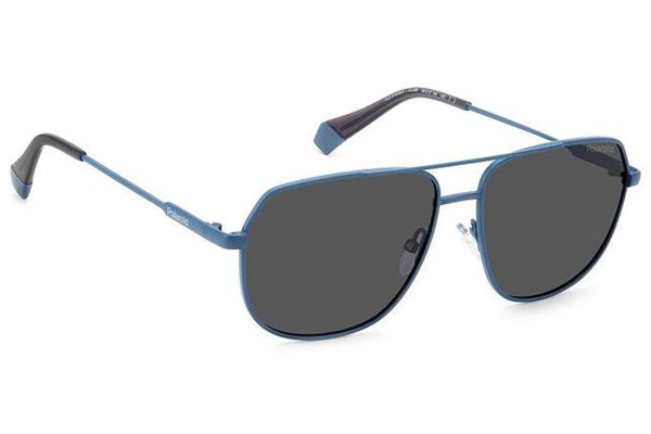 Sunglasses Polaroid PLD6195/S/X FLL/M9 Polarized Pilot Blau