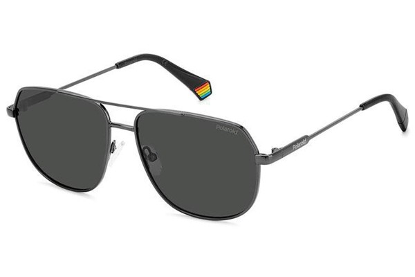 Sonnenbrille Polaroid PLD6195/S/X KJ1/M9 Polarized Pilot Silber