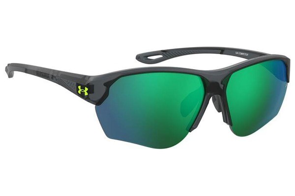 Sonnenbrille Under Armour UACOMPETE/F 63M/V8 Rechteck Grau