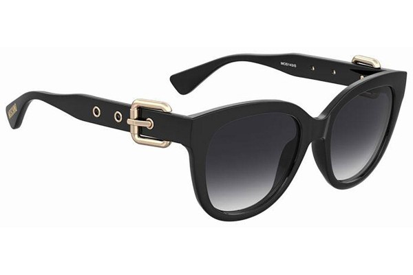 Sunglasses Moschino MOS143/S 807/9O Rund Schwarz