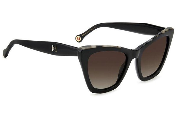 Sonnenbrille Carolina Herrera HER0129/S WR7/HA Cat Eye Schwarz