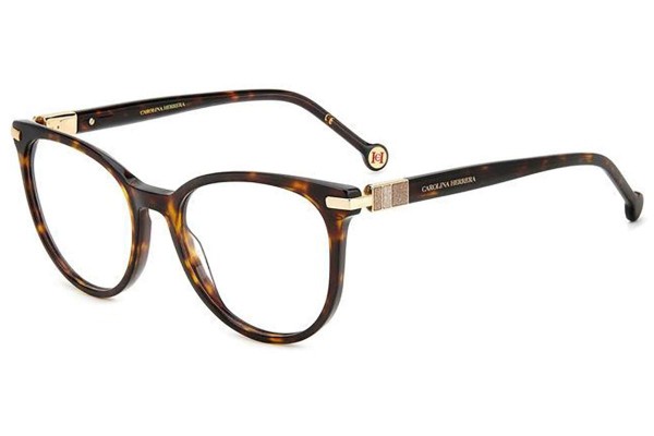 Glasses Carolina Herrera HER0156 086 Rund Havanna