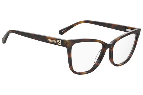 Glasses Love Moschino MOL615 05L Cat Eye Havanna